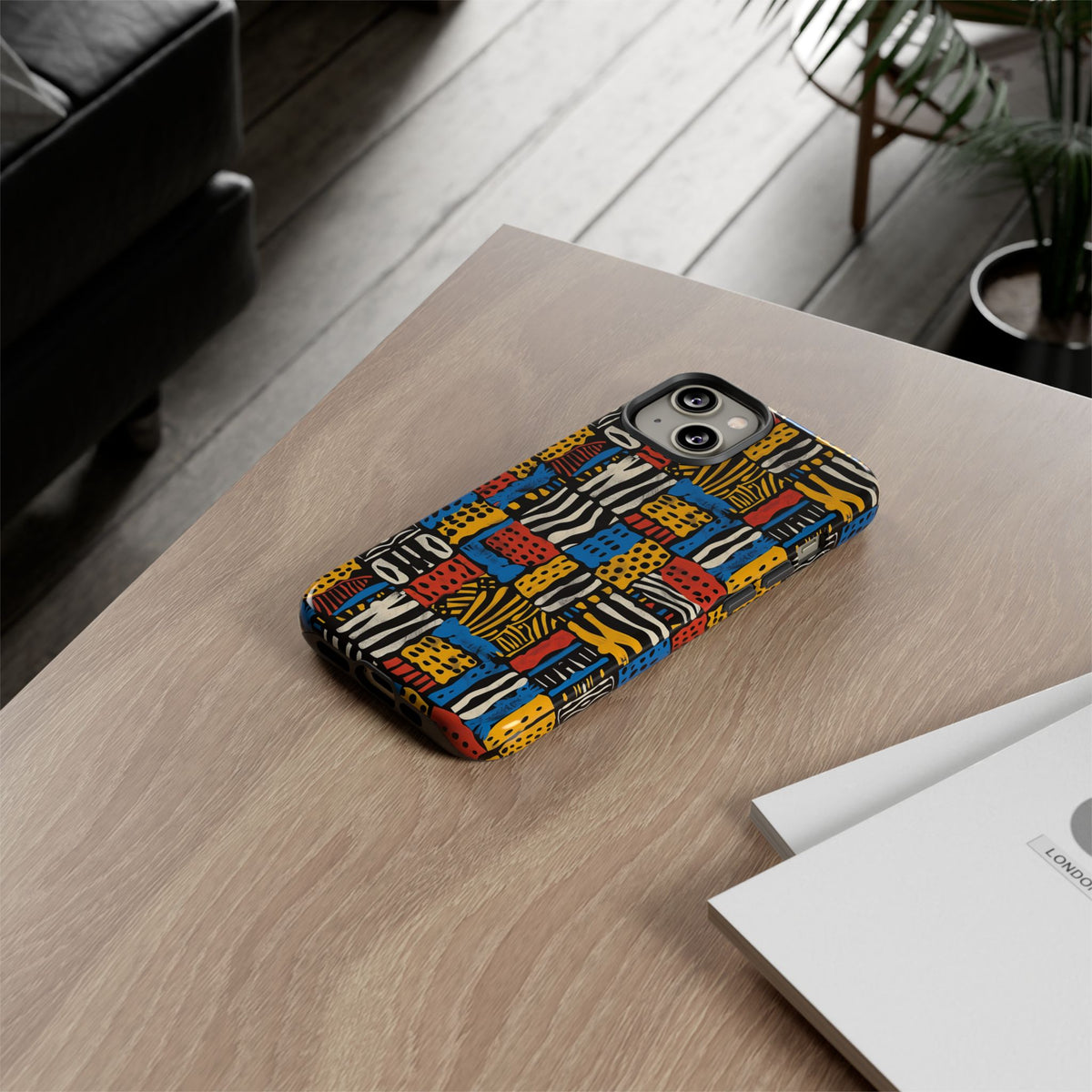 Stylish African Pattern Phone Case – Unique and Vibrant Protection 179