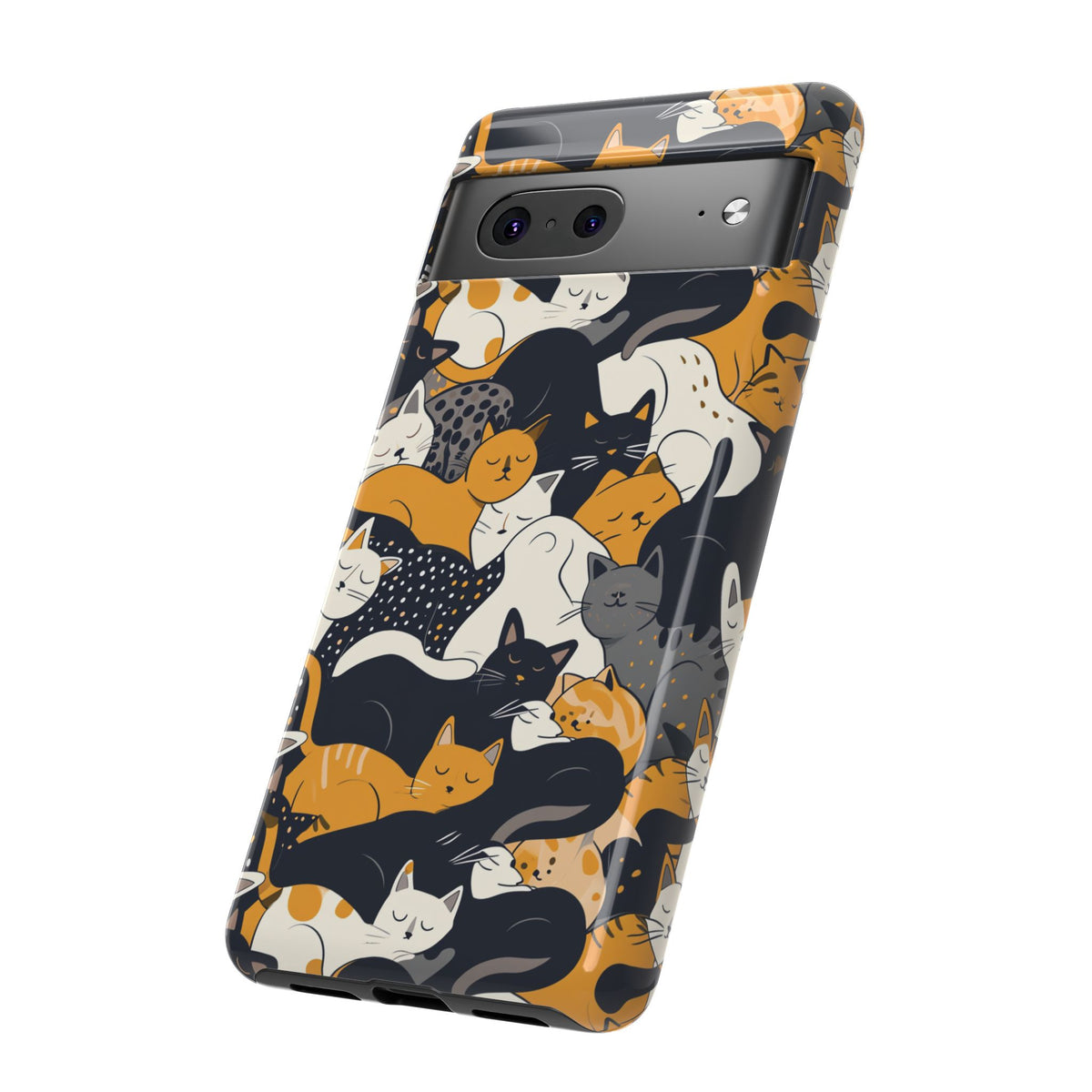 Seamless Cat Pattern Design Phone Case – Playful and Stylish Cat-Themed Phone Cover 2