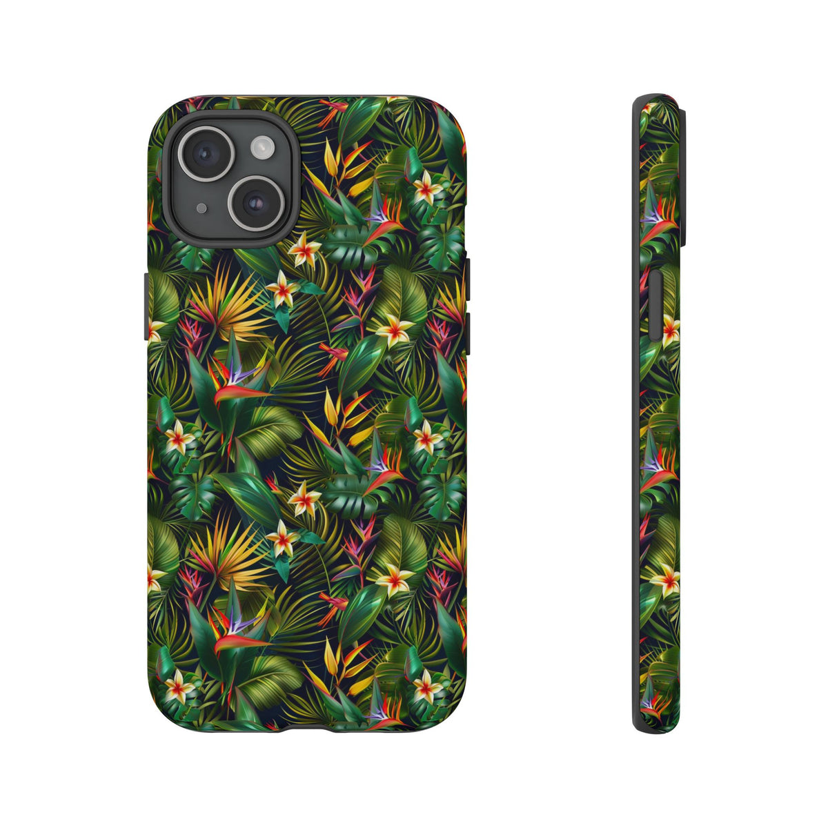 Jungle Pattern Phone Case – Exotic & Lush Design for Your Phone 348