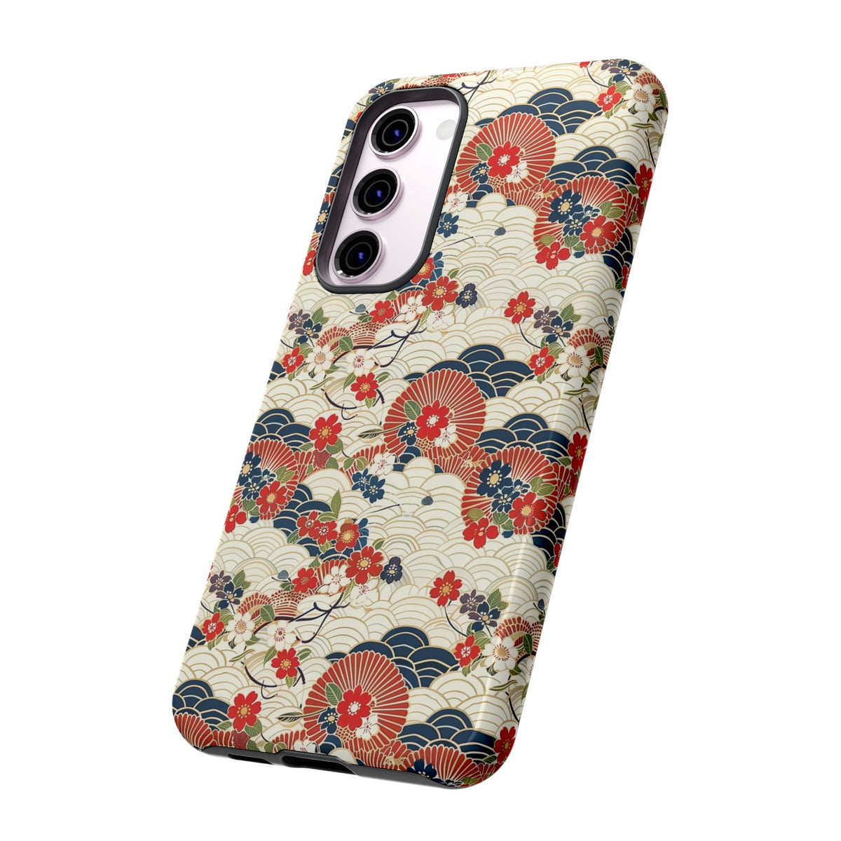 Japanese Pattern Phone Case – Elegant & Timeless Design for Your Phone 124