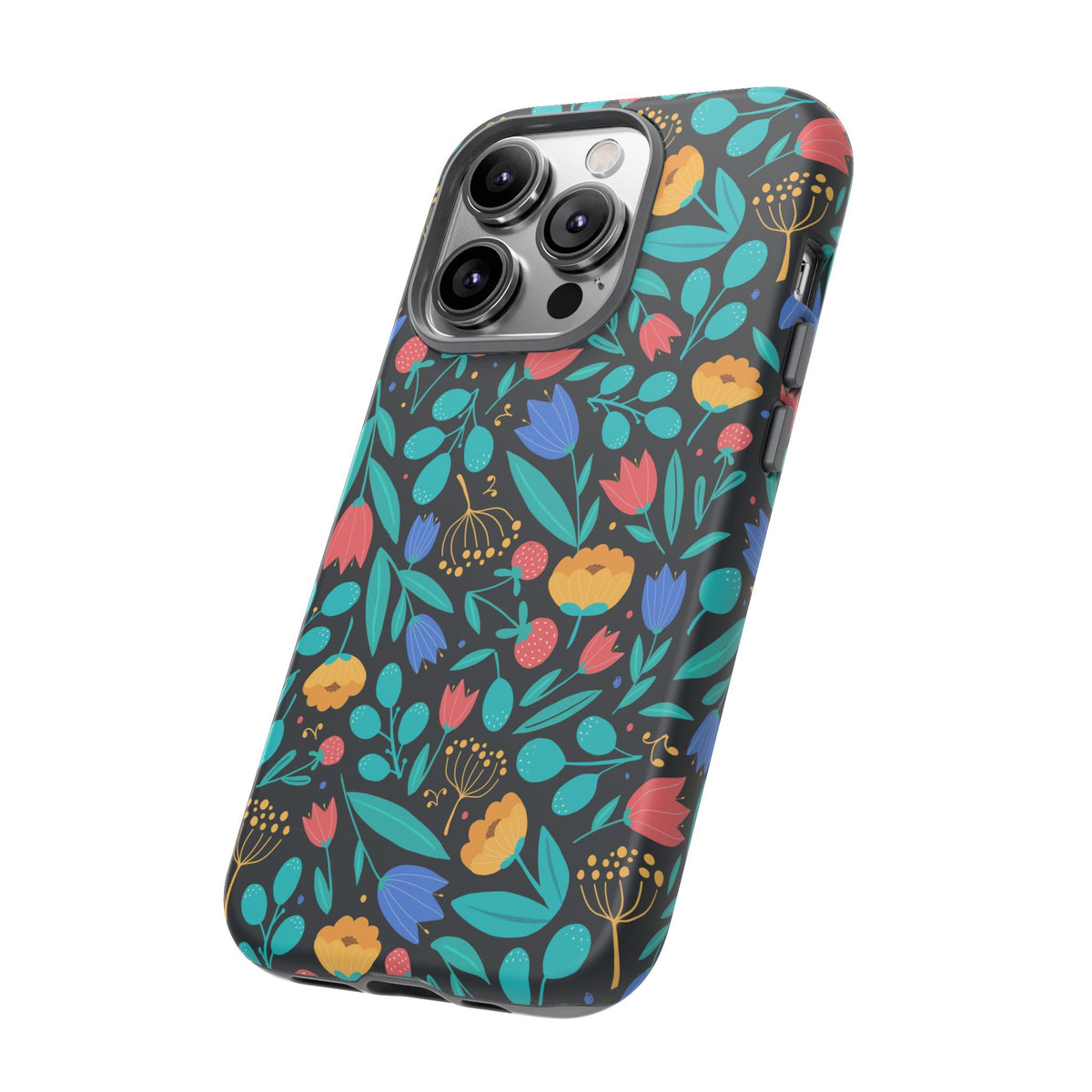 Colorful Little Flower Design Phone Case – Bright and Cheerful Floral Phone Cover