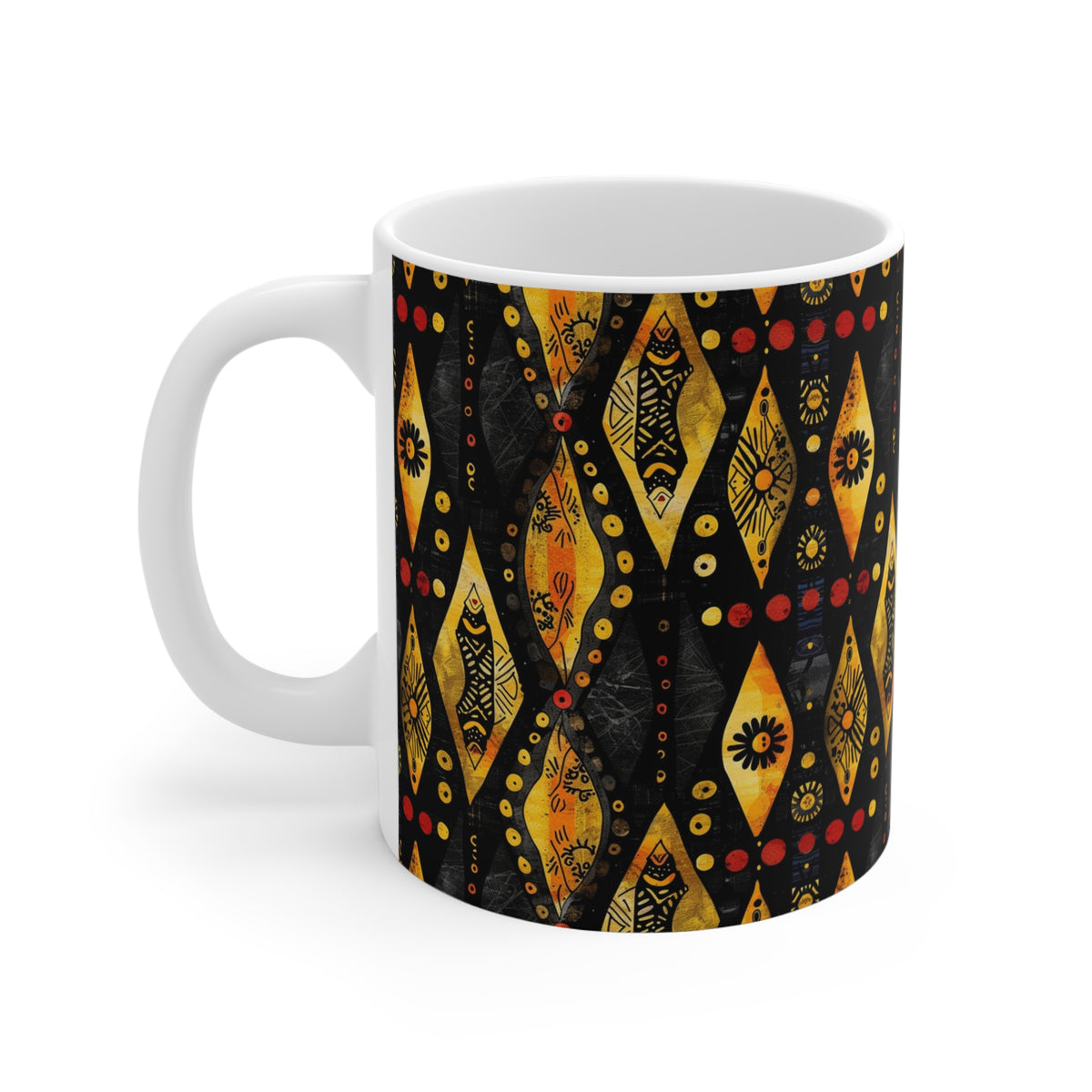 All-Over African Pattern Coffee Mug 652