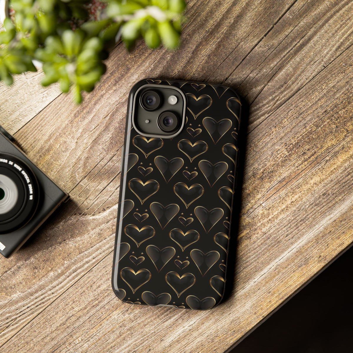 Heart Pattern Phone Case – Stylish & Loving Design for Your Device 362