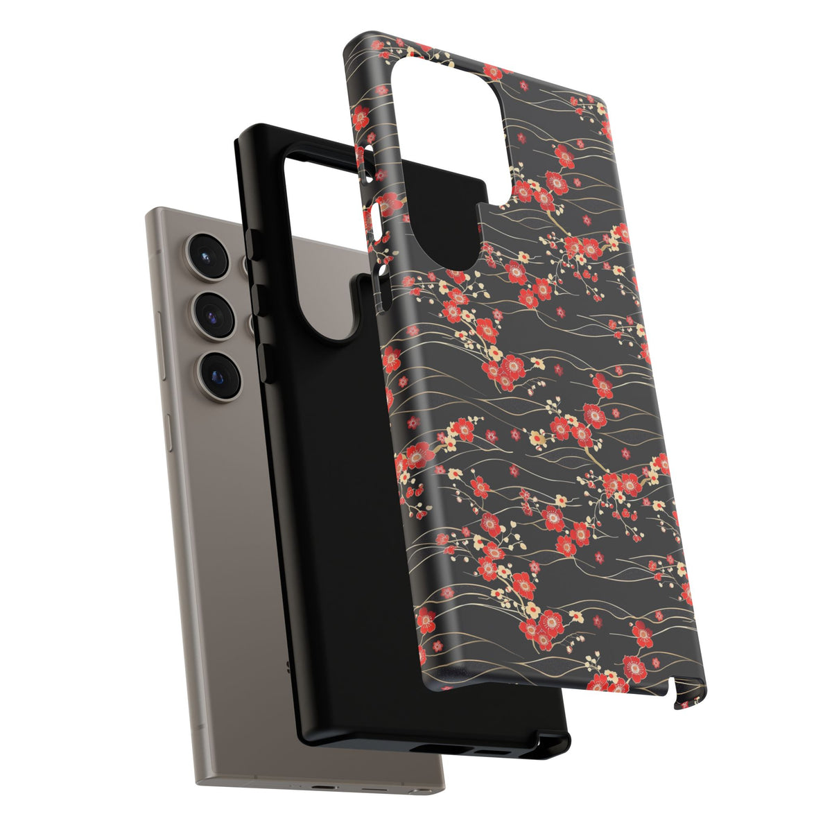 Japanese Pattern Phone Case – Elegant & Timeless Design for Your Phone 041