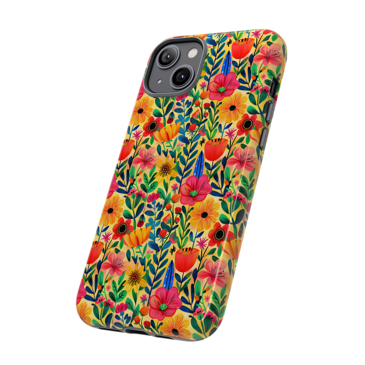 Frida Kahlo's Flower Phone Case – Artistic Elegance for Your Phone 7