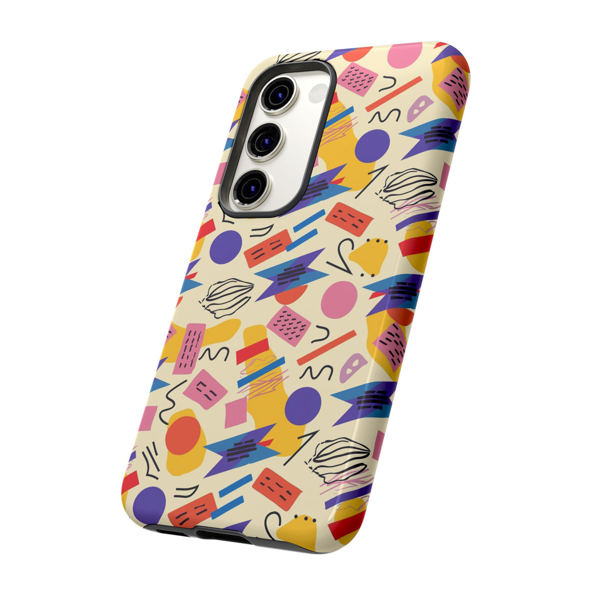 90s Themed Seamless Pattern Phone Case – Embrace Retro Style and Protection 270