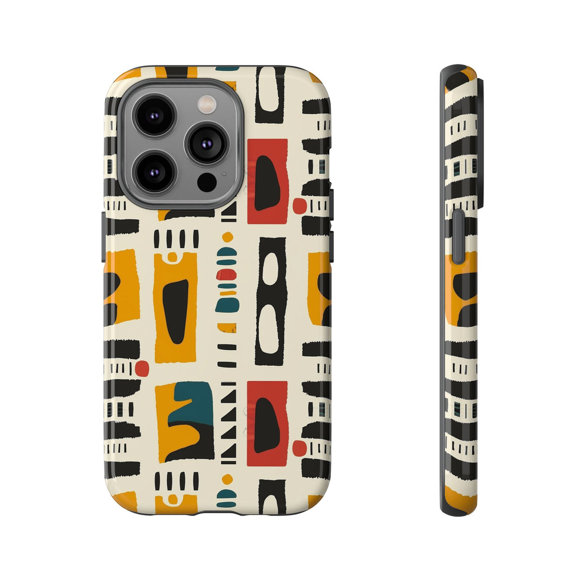 Stylish African Pattern Phone Case – Unique and Vibrant Protection 260