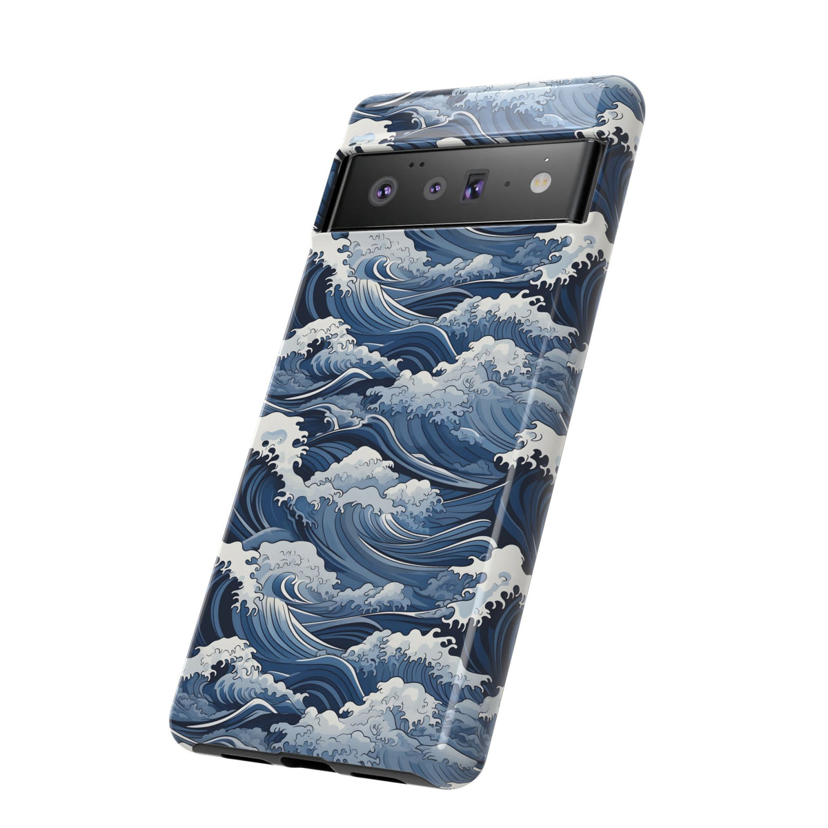 Japanese Waves Phone Case – Embrace Timeless Elegance with Classic Design