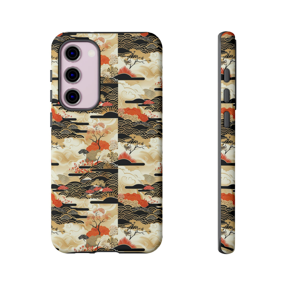 Japanese Pattern Phone Case – Elegant & Timeless Design for Your Phone 123