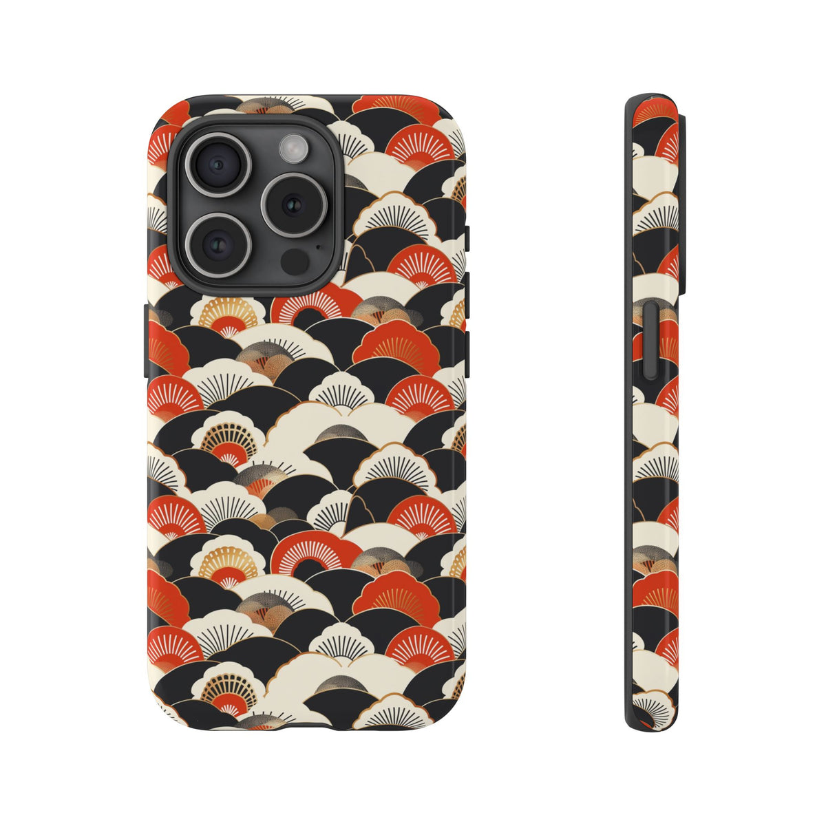 Japanese Pattern Phone Case – Elegant & Timeless Design for Your Phone 080