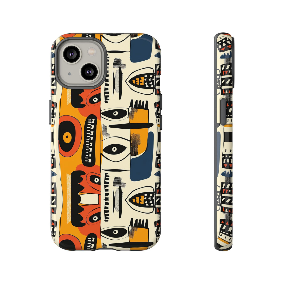 Stylish African Pattern Phone Case – Unique and Vibrant Protection 204