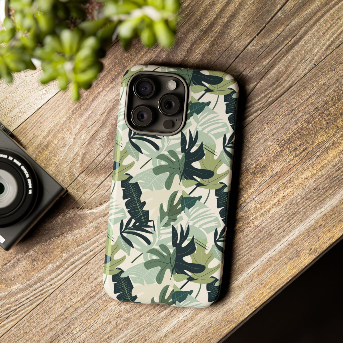 Jungle Pattern Phone Case – Exotic & Lush Design for Your Phone 329