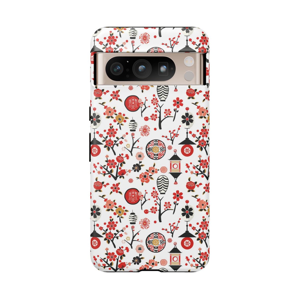 Japanese Pattern Phone Case – Elegant & Timeless Design for Your Phone 468