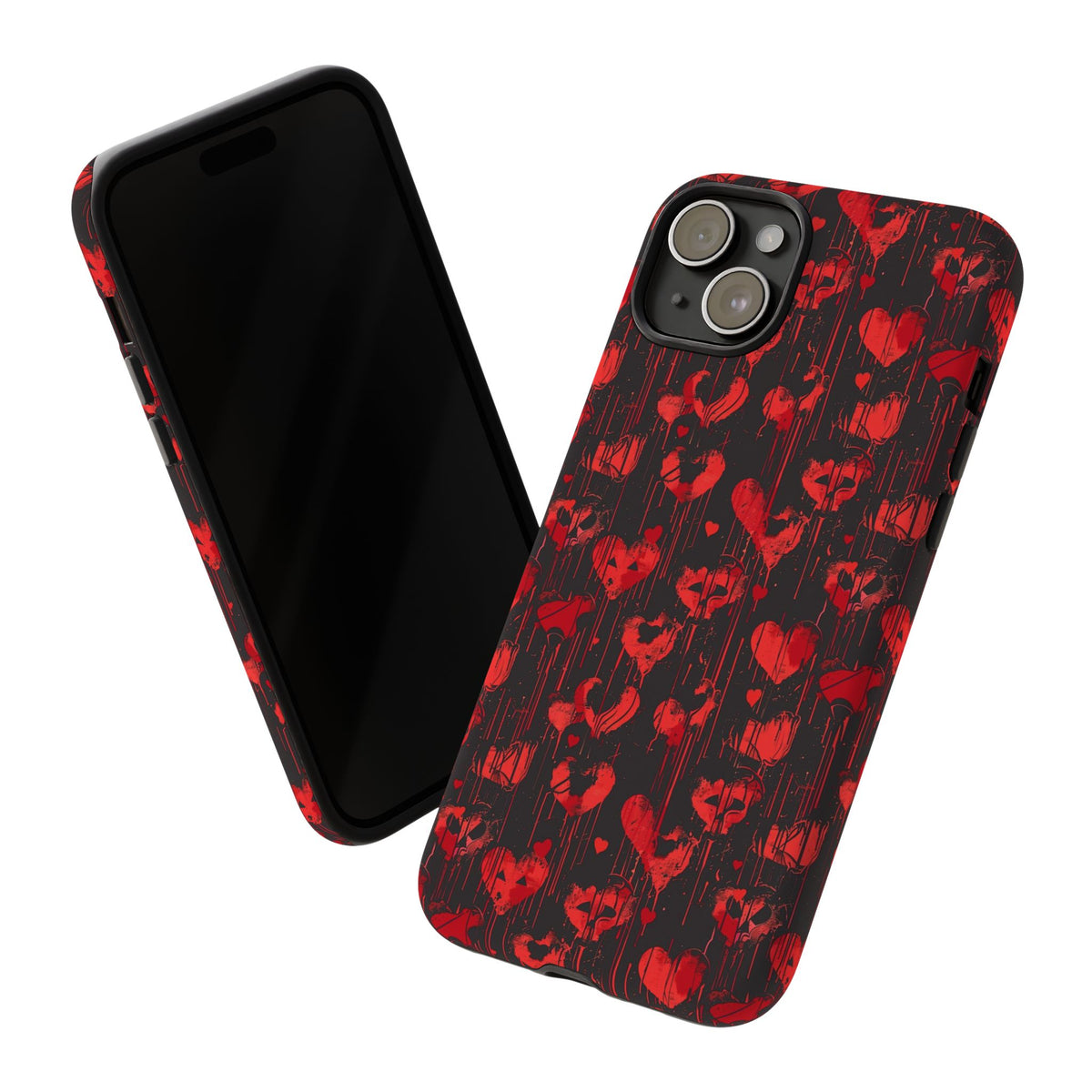 Heart Pattern Phone Case – Stylish & Loving Design for Your Device 825