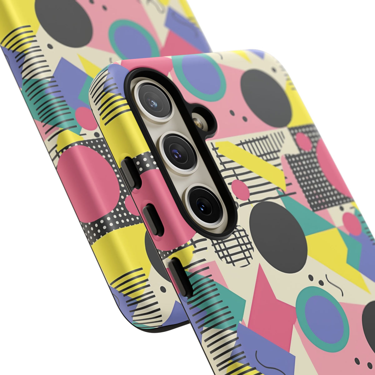 90s Themed Seamless Pattern Phone Case – Embrace Retro Style and Protection 228