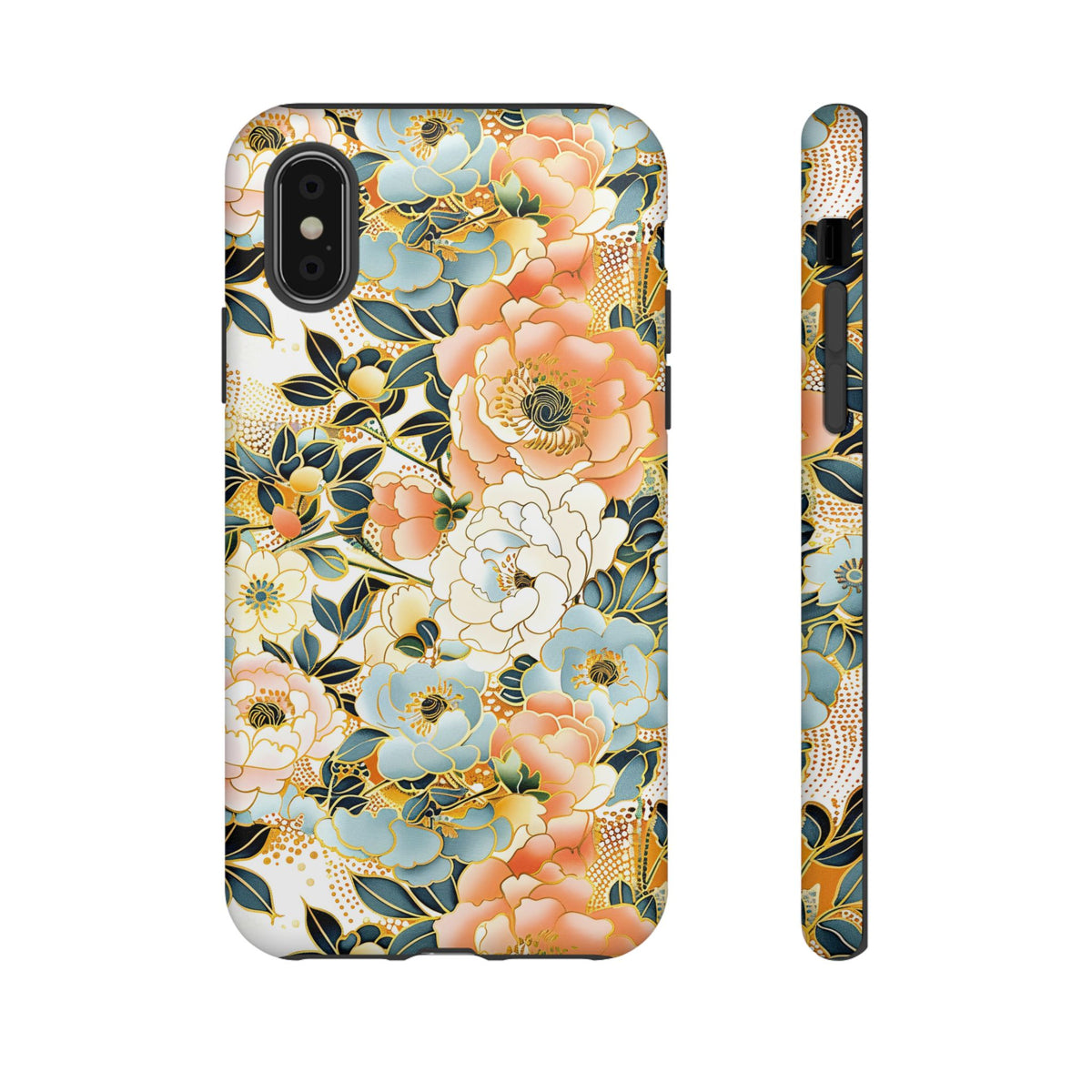 Japanese Blossom Asian Floral Design Phone Case – Elegant Floral Phone Cover 5