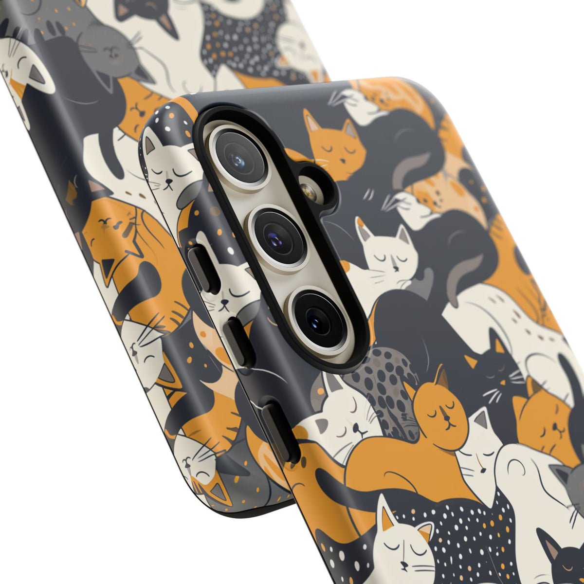 Seamless Cat Pattern Design Phone Case – Playful and Stylish Cat-Themed Phone Cover 2