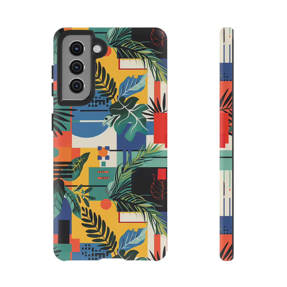 Jungle Collage Phone Case – Vibrant & Durable Nature-Inspired Protection