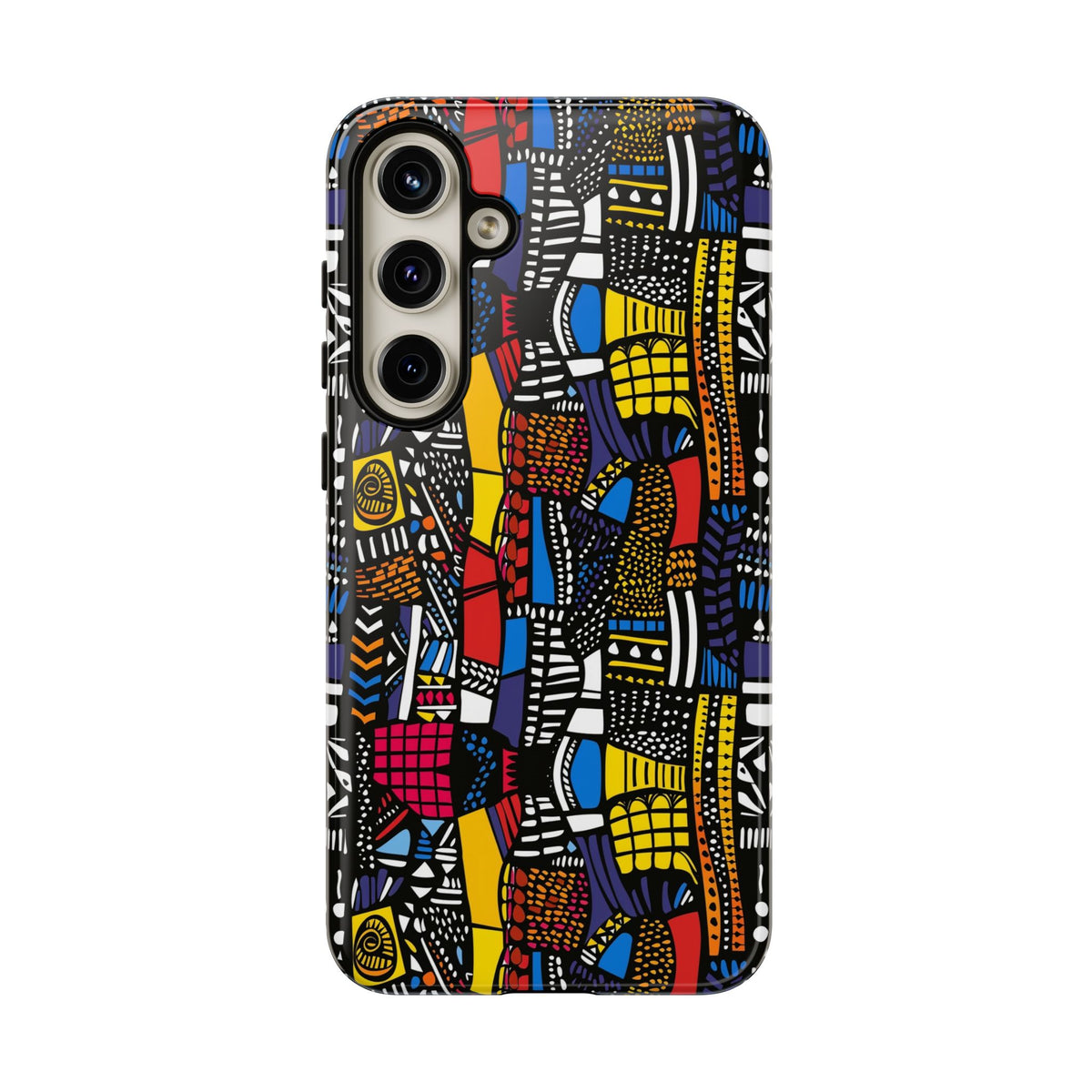 Stylish African Pattern Phone Case – Unique and Vibrant Protection 201