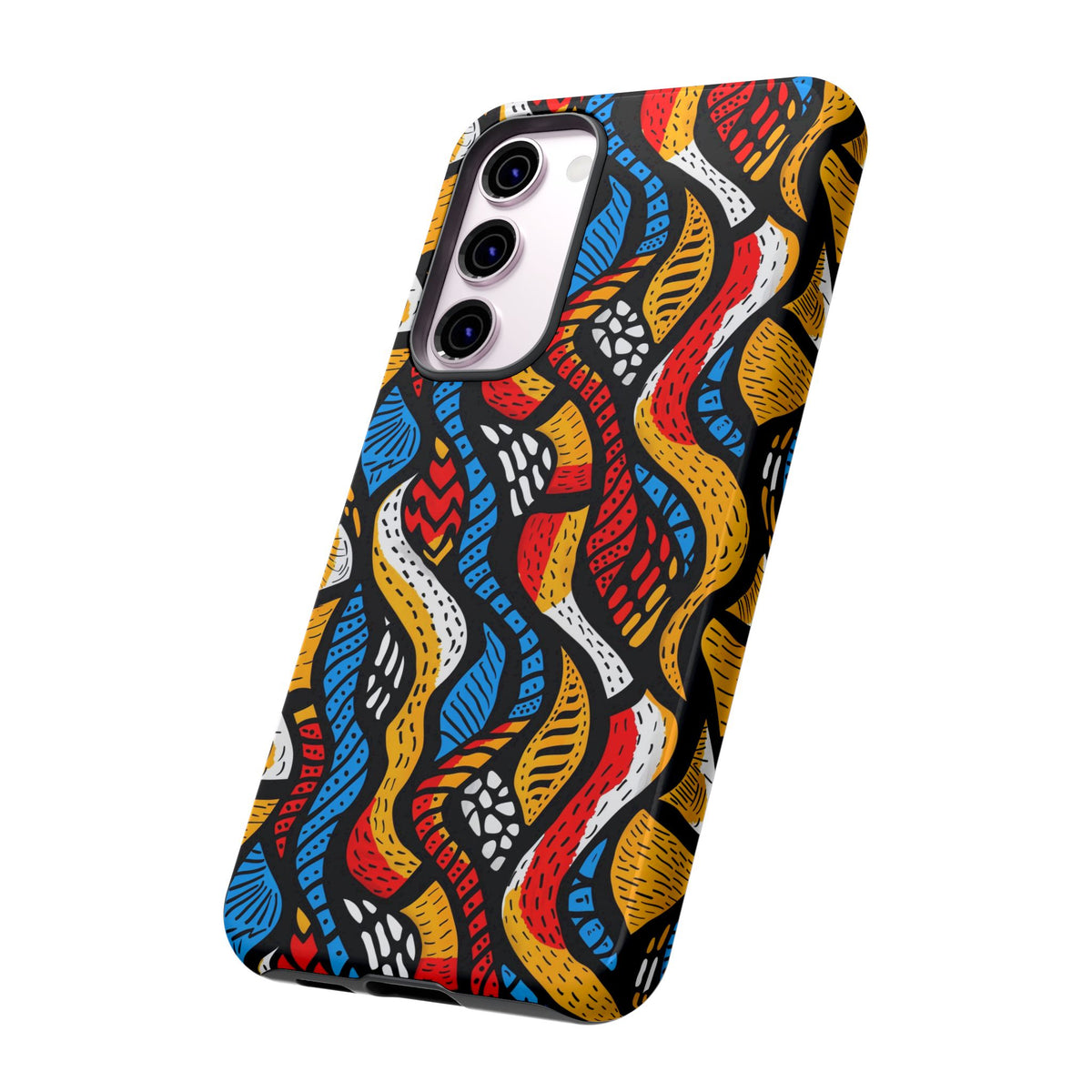 Stylish African Pattern Phone Case – Unique and Vibrant Protection 155