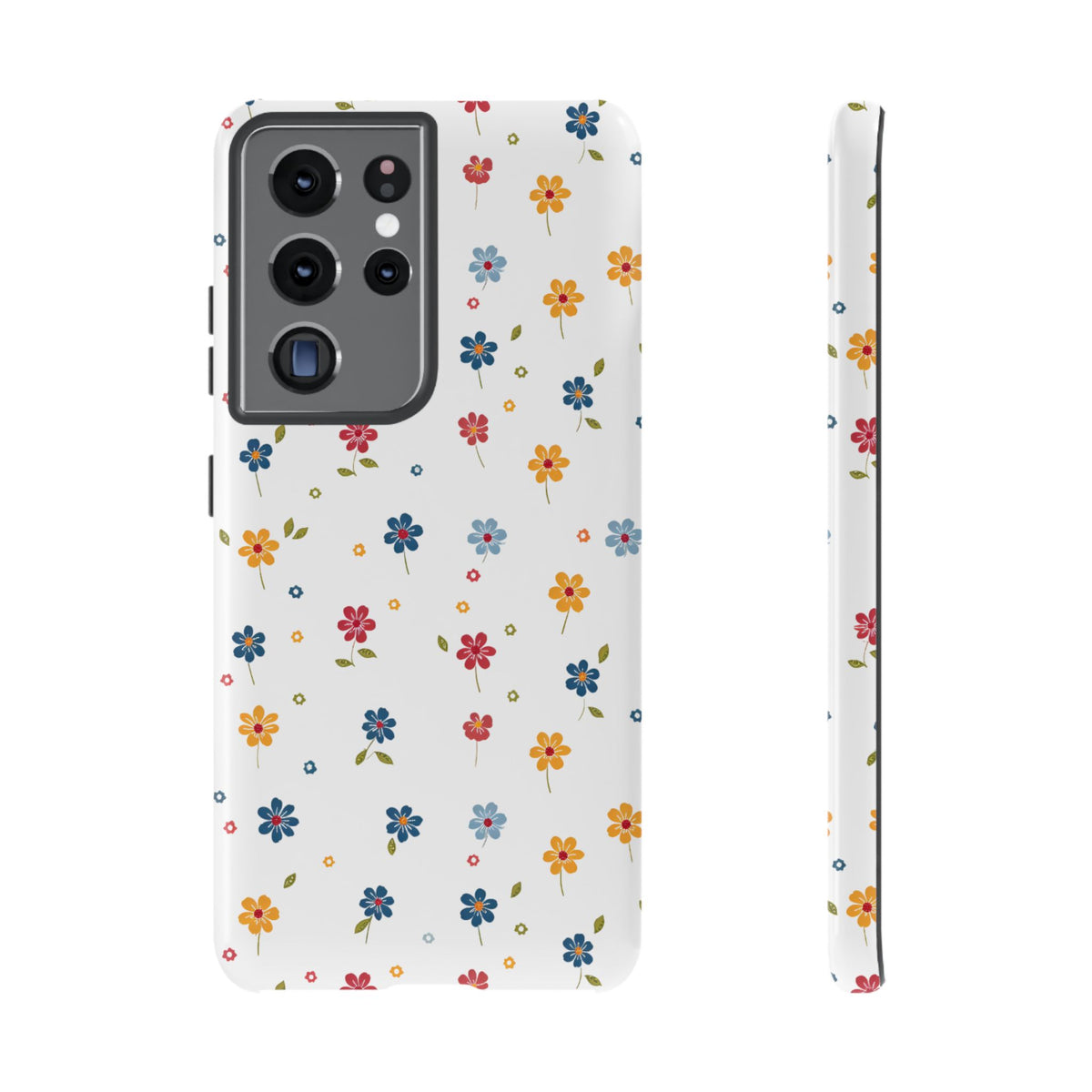 Wild Flowers Garden Stitch Phone Case – Nature-Inspired Floral Design