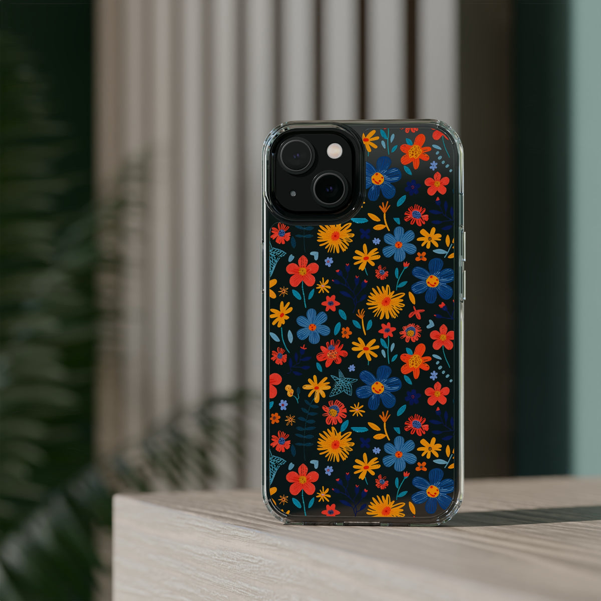 Wild Flowers Garden Stitch Phone Case – Nature-Inspired Floral Design 4