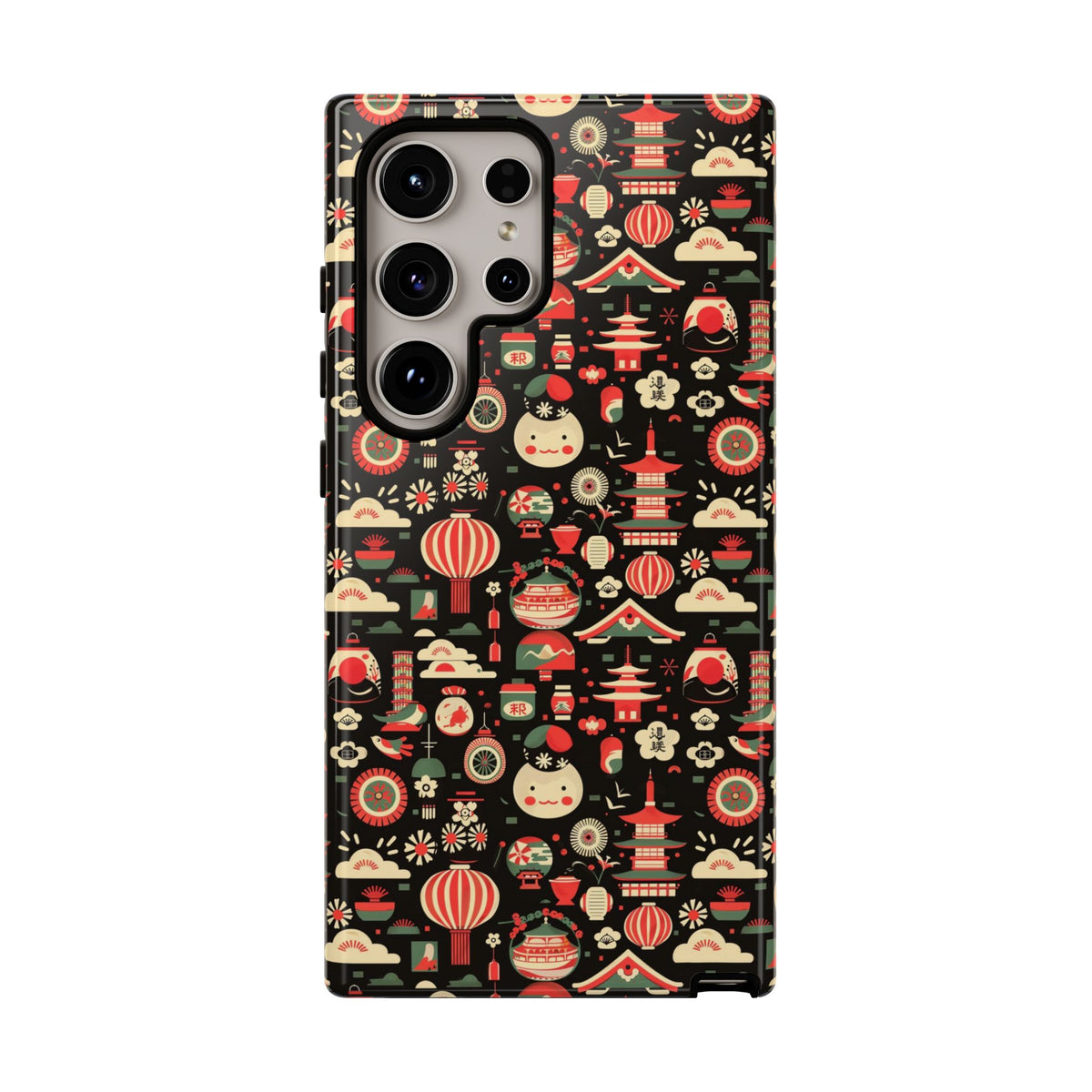 Japanese Pattern Phone Case – Elegant & Timeless Design for Your Phone 032