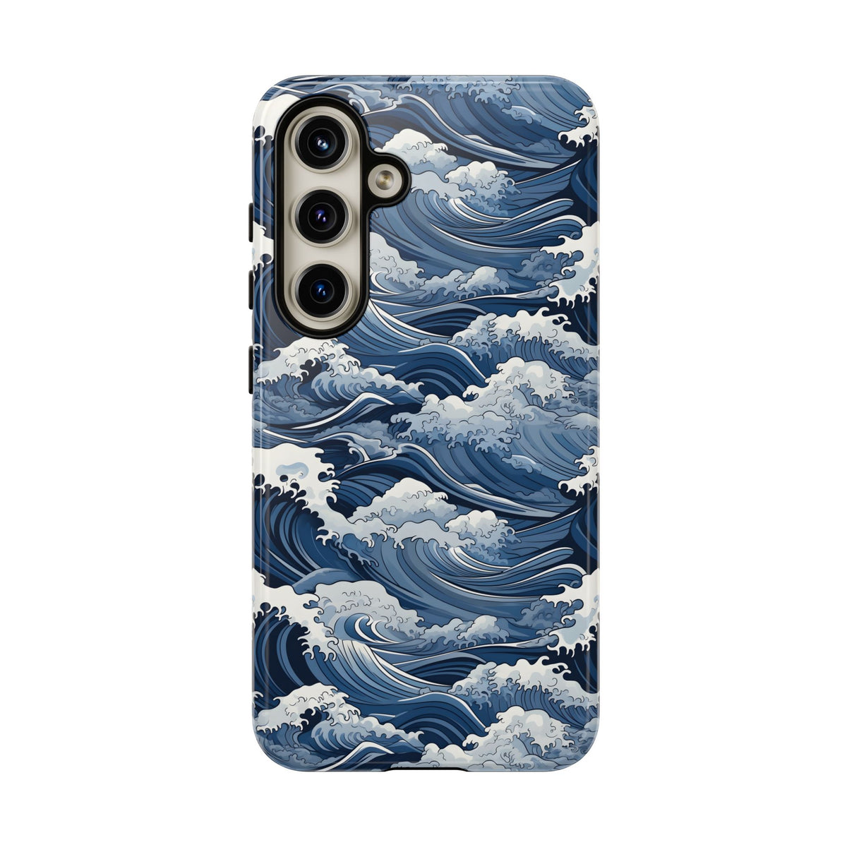 Japanese Waves Phone Case – Embrace Timeless Elegance with Classic Design