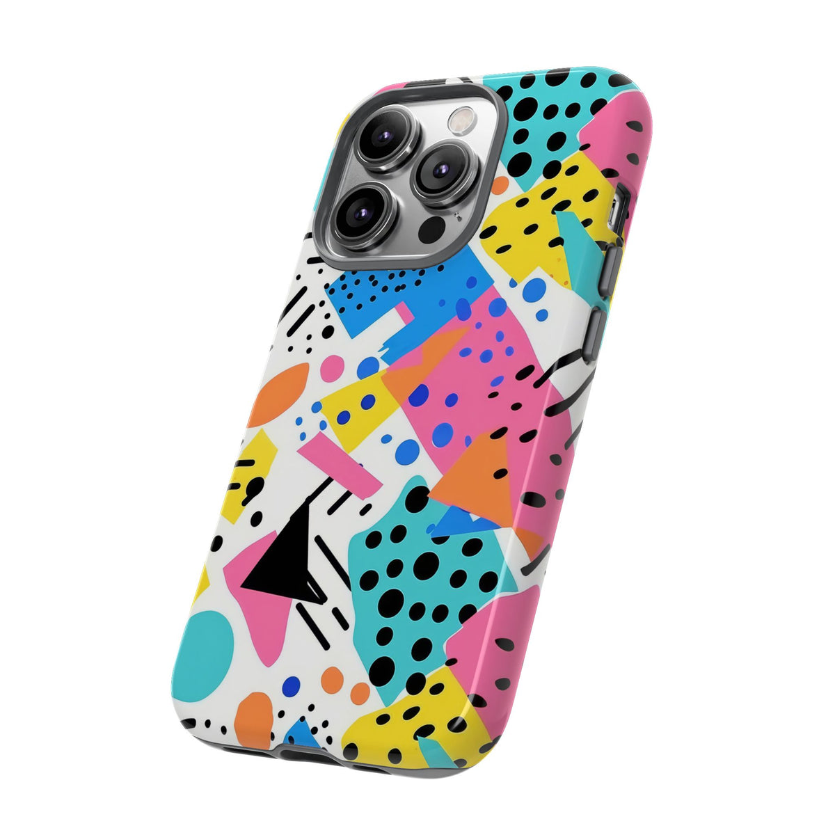 Bright Summer Memphis Design Phone Case – Vibrant and Playful Phone Cover