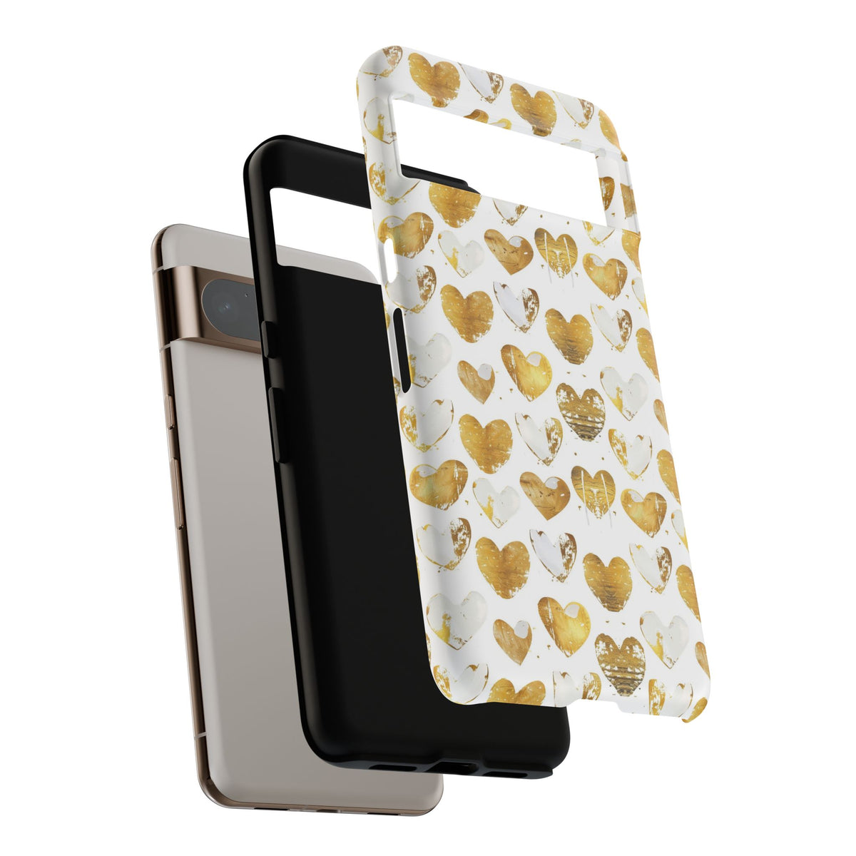 Heart Pattern Phone Case – Stylish & Loving Design for Your Device 369