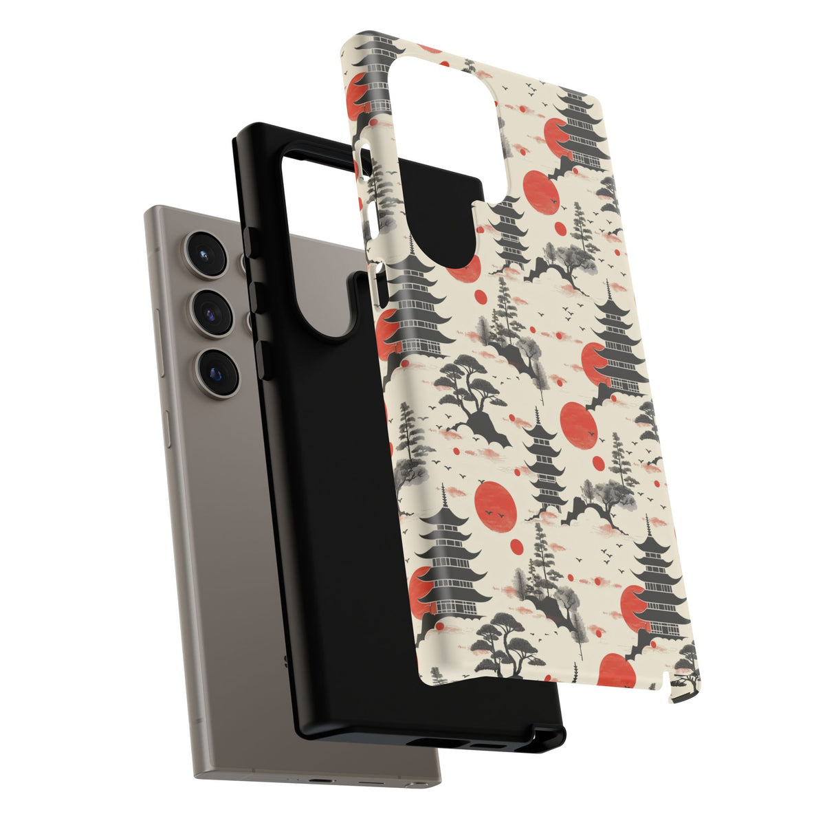 Japanese Pattern Phone Case – Elegant & Timeless Design for Your Phone 152