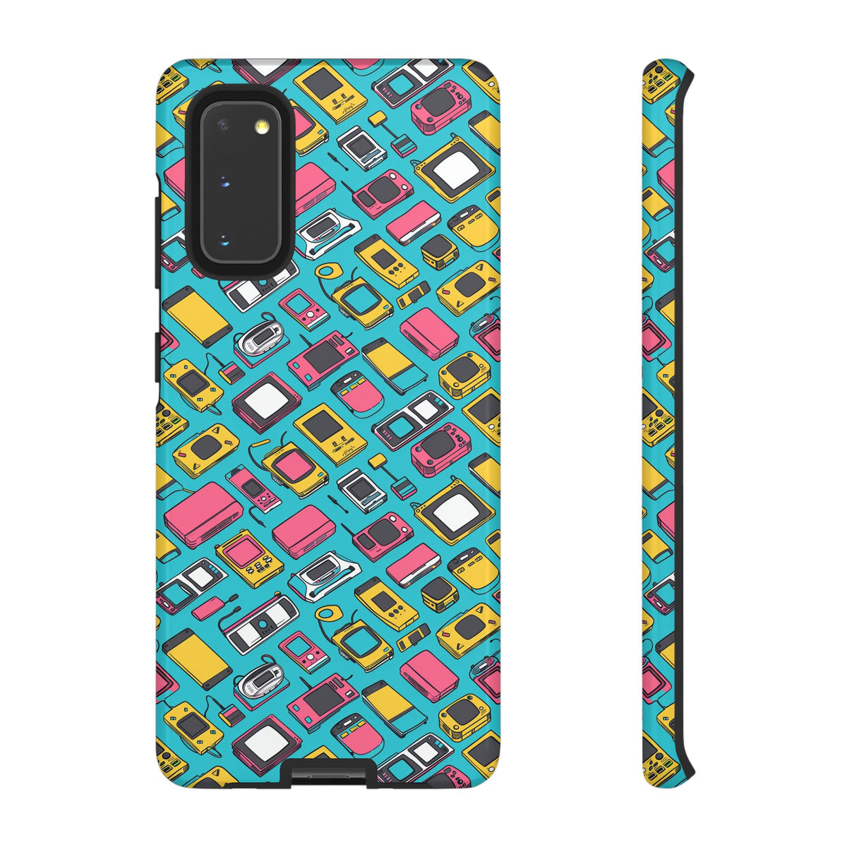 90s Themed Seamless Pattern Phone Case – Embrace Retro Style and Protection 237