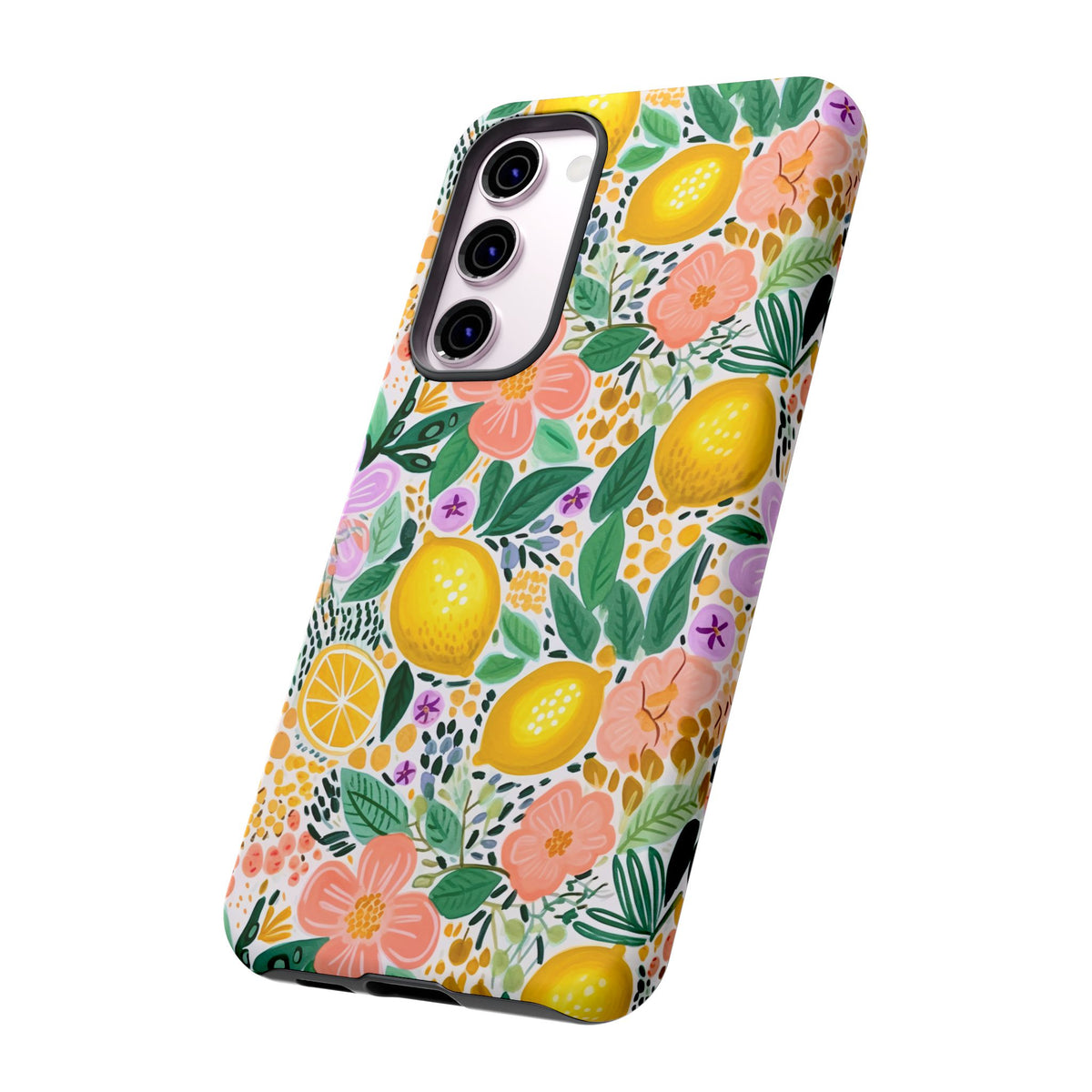 Cute Summer Lemons Phone Case – Refreshing Citrus Design for Your Phone