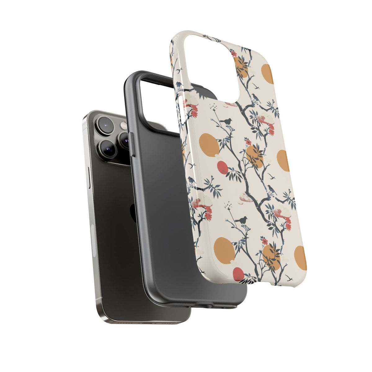 Japanese Pattern Phone Case – Elegant & Timeless Design for Your Phone 054