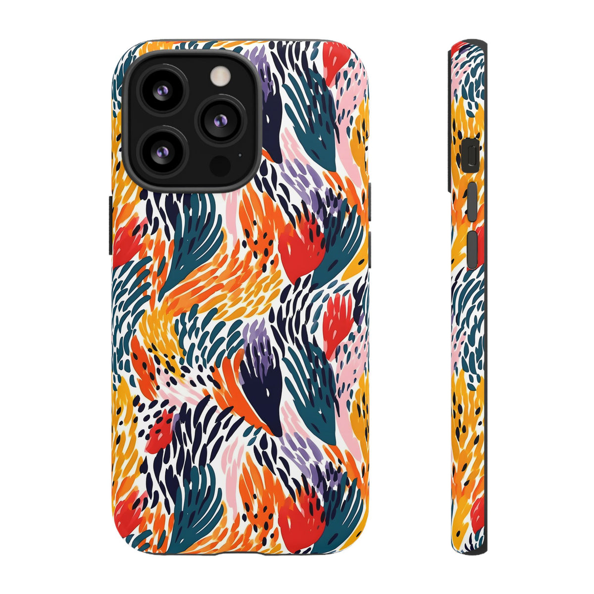 Abstract Painting Design Phone Case – Modern Art-Inspired Phone Cover