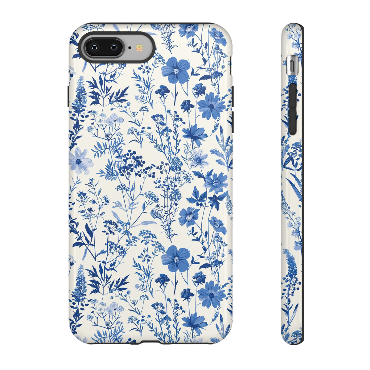 Blue French Toile Phone Case – Timeless Elegance and Classic Style