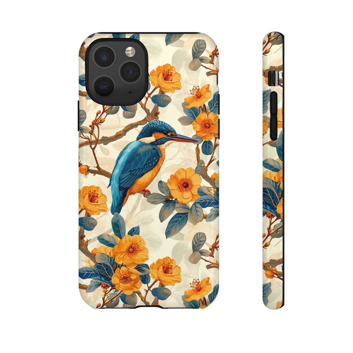 Birds Seamless Pattern Phone Case – Elegant and Timeless Avian Design