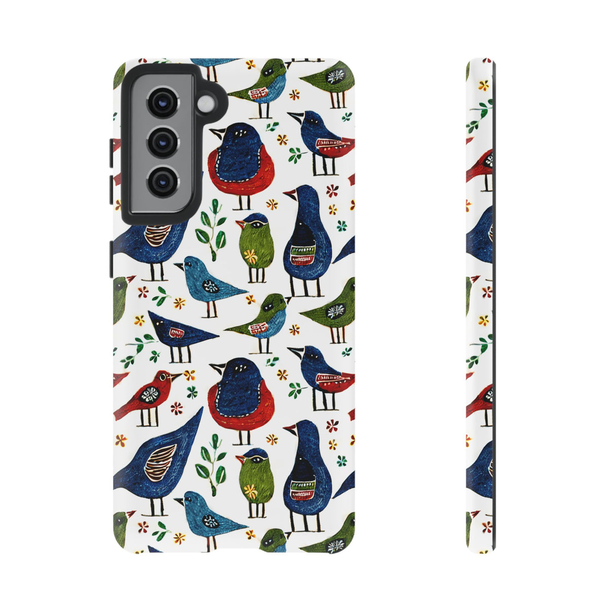 Birds Seamless Pattern Phone Case – Elegant and Timeless Avian Design 12