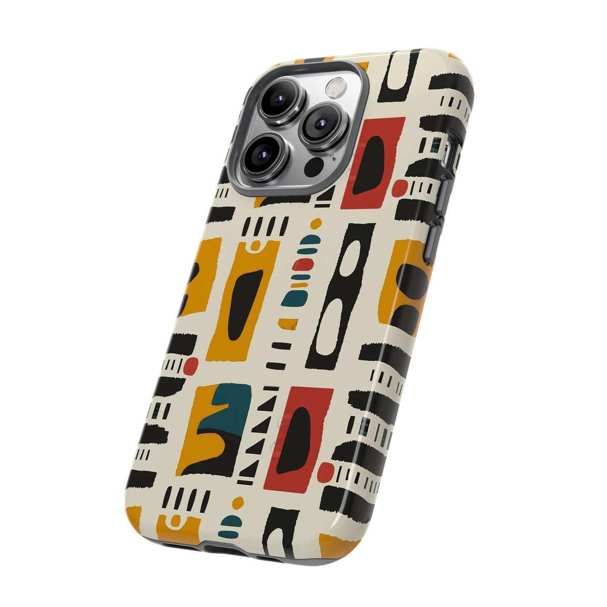 Stylish African Pattern Phone Case – Unique and Vibrant Protection 260