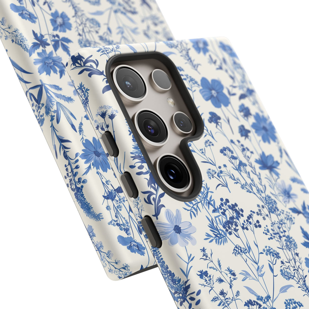 Blue French Toile Phone Case – Timeless Elegance and Classic Style