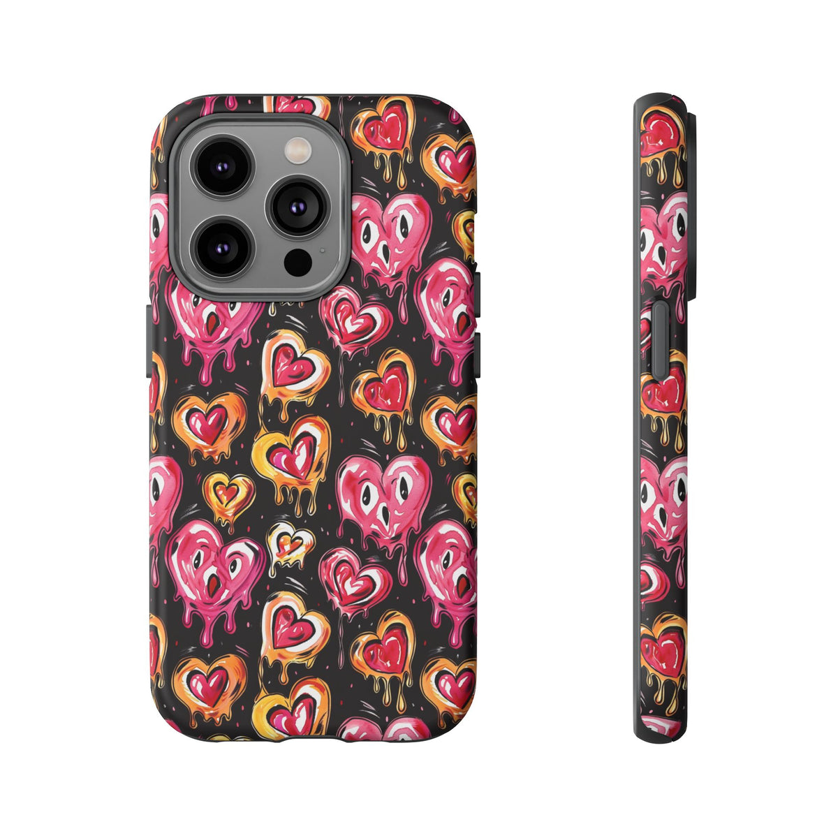 Heart Pattern Phone Case – Stylish & Loving Design for Your Device 361