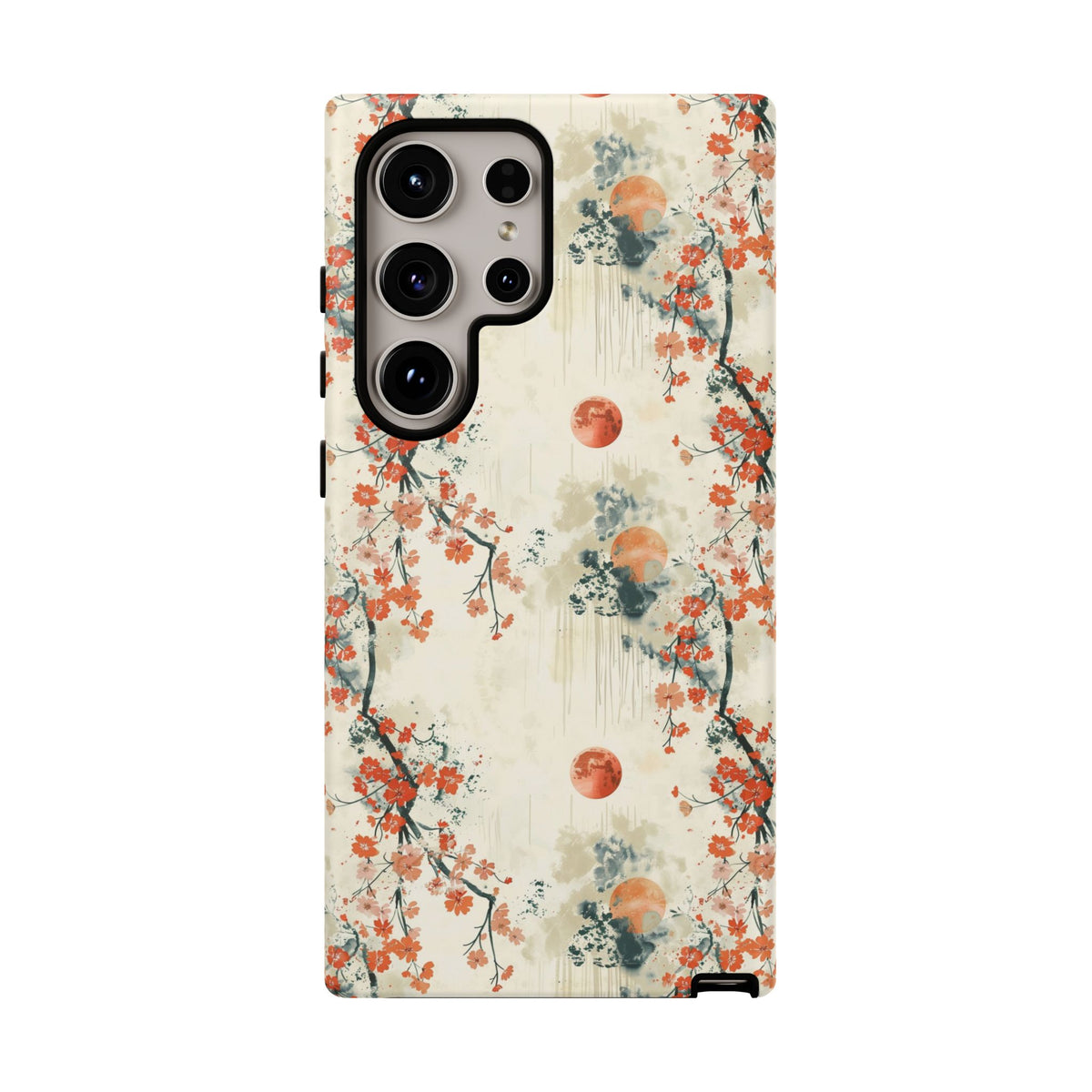 Japanese Pattern Phone Case – Elegant & Timeless Design for Your Phone 075