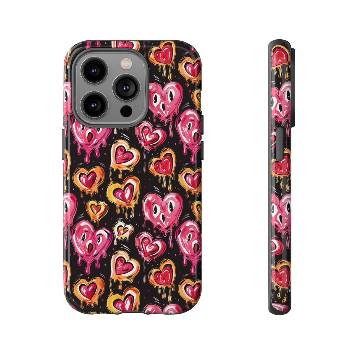 Heart Pattern Phone Case – Stylish & Loving Design for Your Device 361