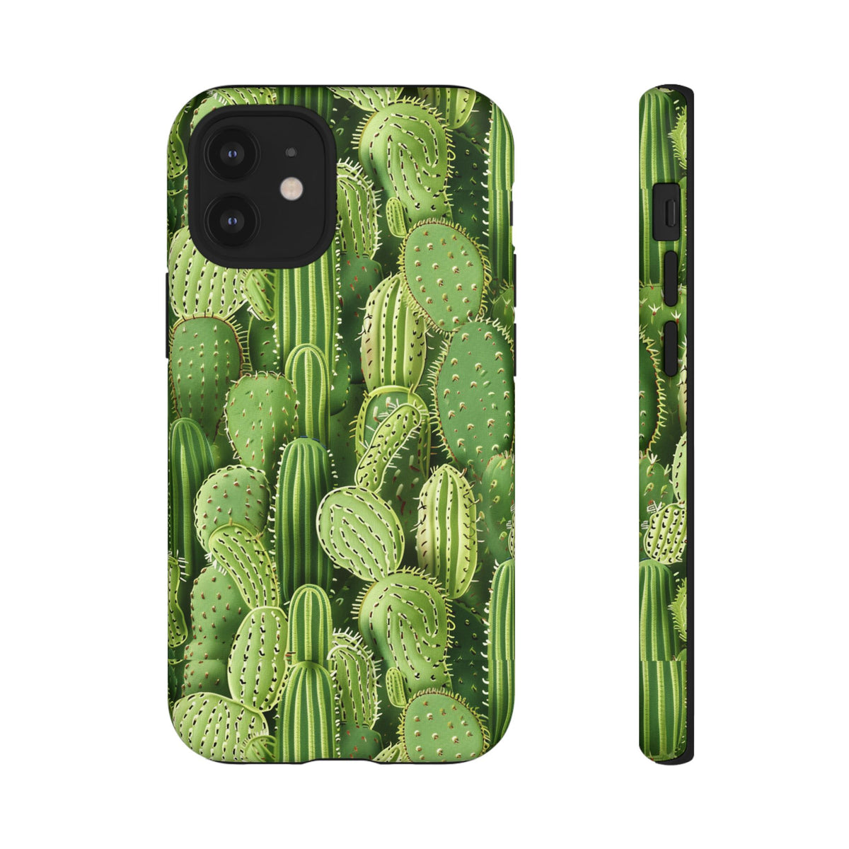 Cactus Embroidery Phone Case – Elegant and Unique Handcrafted Cactus Design