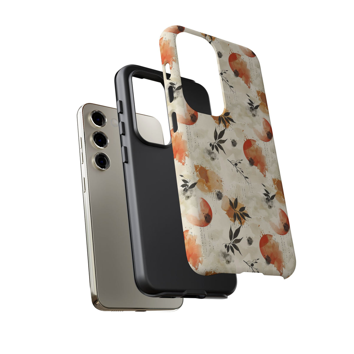 Japanese Pattern Phone Case – Elegant & Timeless Design for Your Phone 058