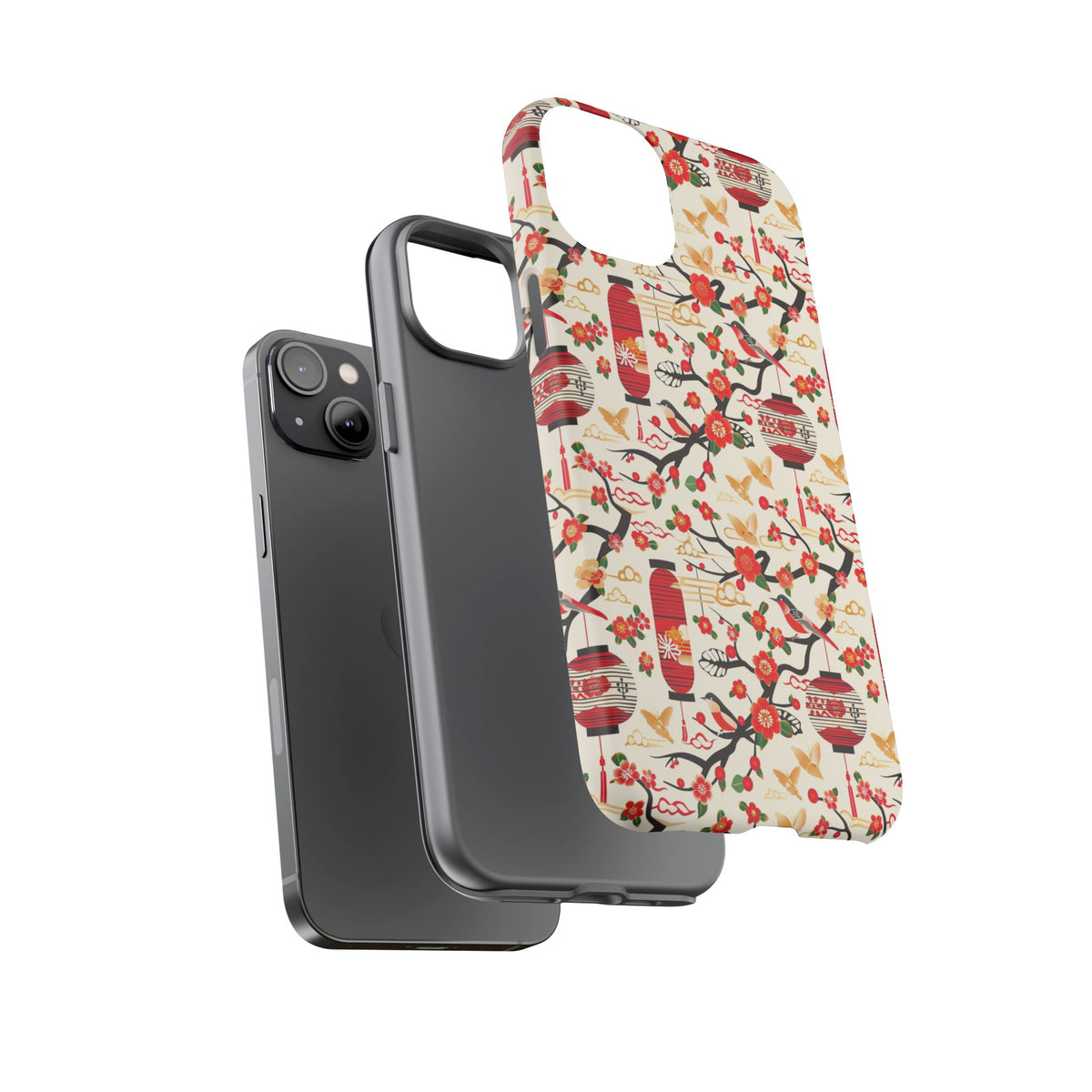 Japanese Pattern Phone Case – Elegant & Timeless Design for Your Phone 116