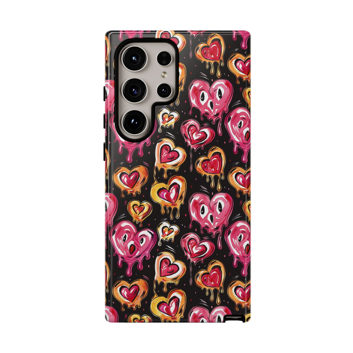 Heart Pattern Phone Case – Stylish & Loving Design for Your Device 361