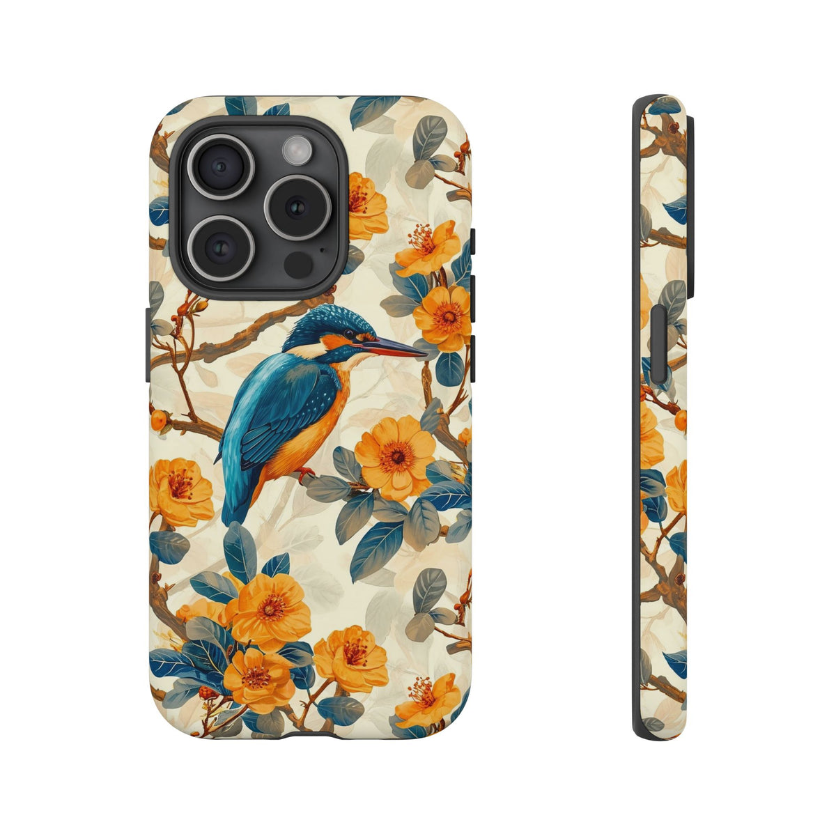 Birds Seamless Pattern Phone Case – Elegant and Timeless Avian Design