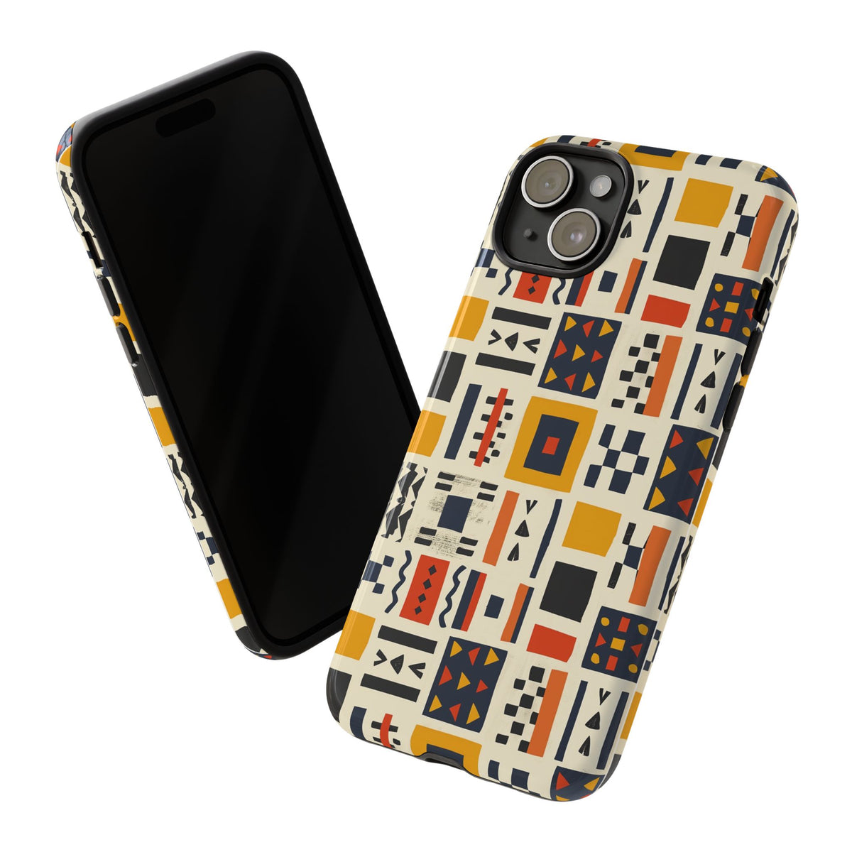 Stylish African Pattern Phone Case – Unique and Vibrant Protection 104