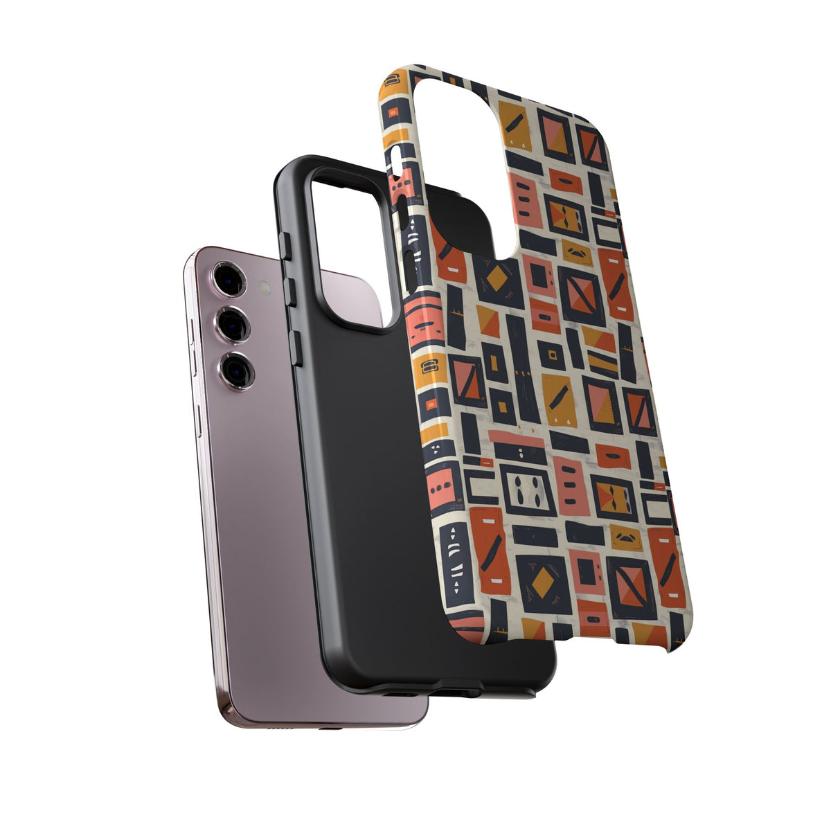 Stylish African Pattern Phone Case – Unique and Vibrant Protection 087